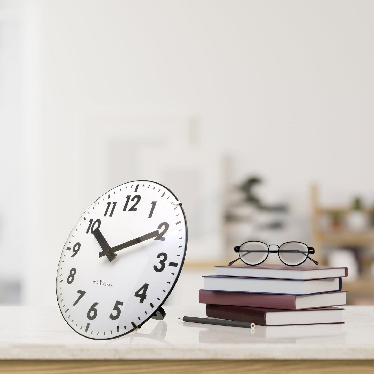 NeXtime Duomo Mini - Stille designklok met koepelglas - 20cm