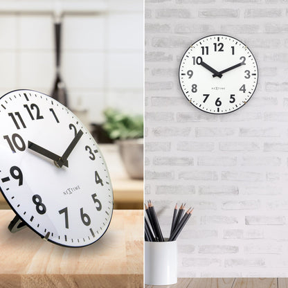 NeXtime Duomo Mini - Stille designklok met koepelglas - 20cm