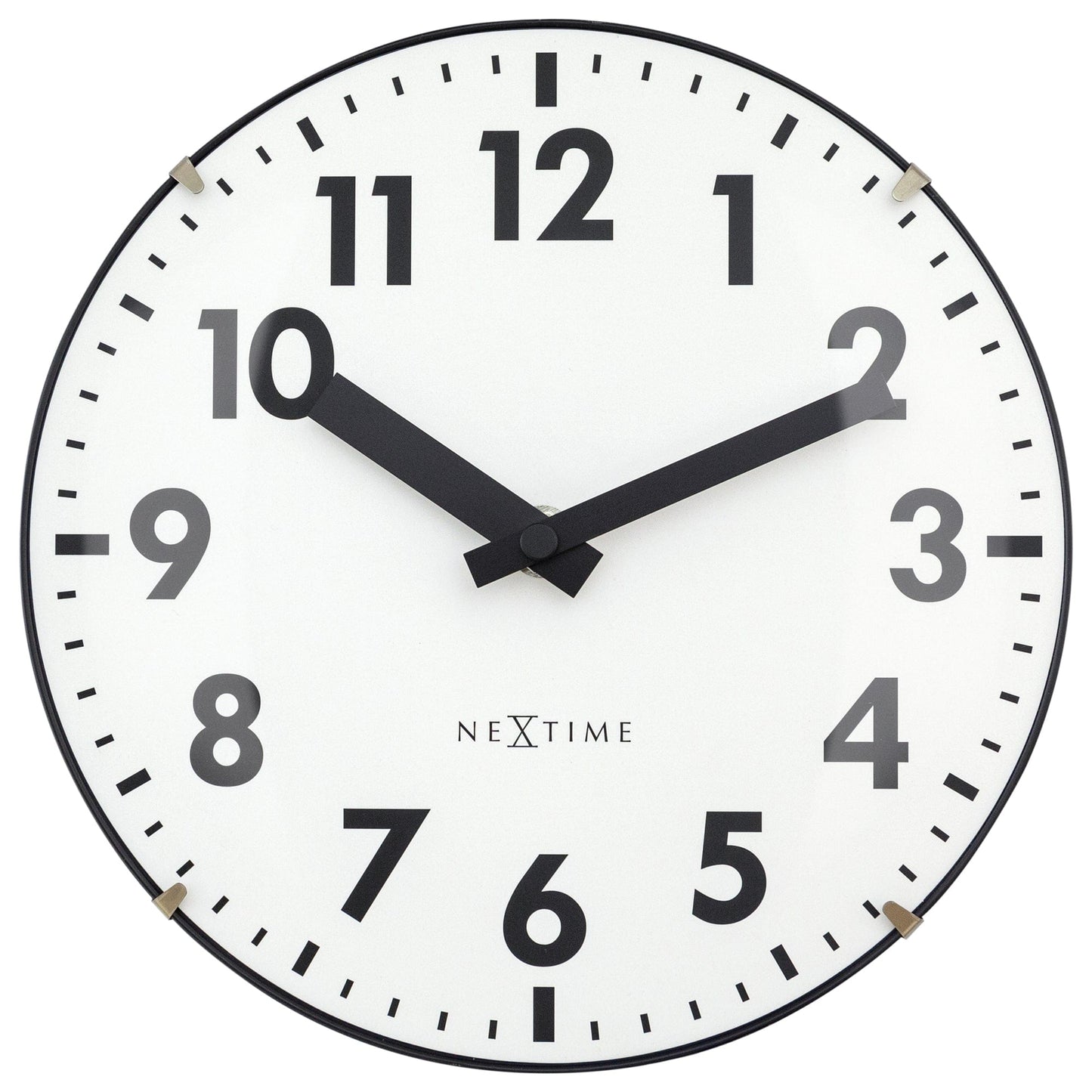 NeXtime Duomo Mini - Stille designklok met koepelglas - 20cm