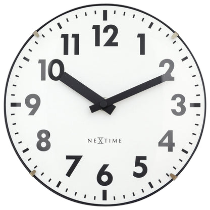 NeXtime Duomo Mini - Stille designklok met koepelglas - 20cm