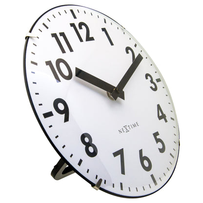 NeXtime Duomo Mini - Stille designklok met koepelglas - 20cm