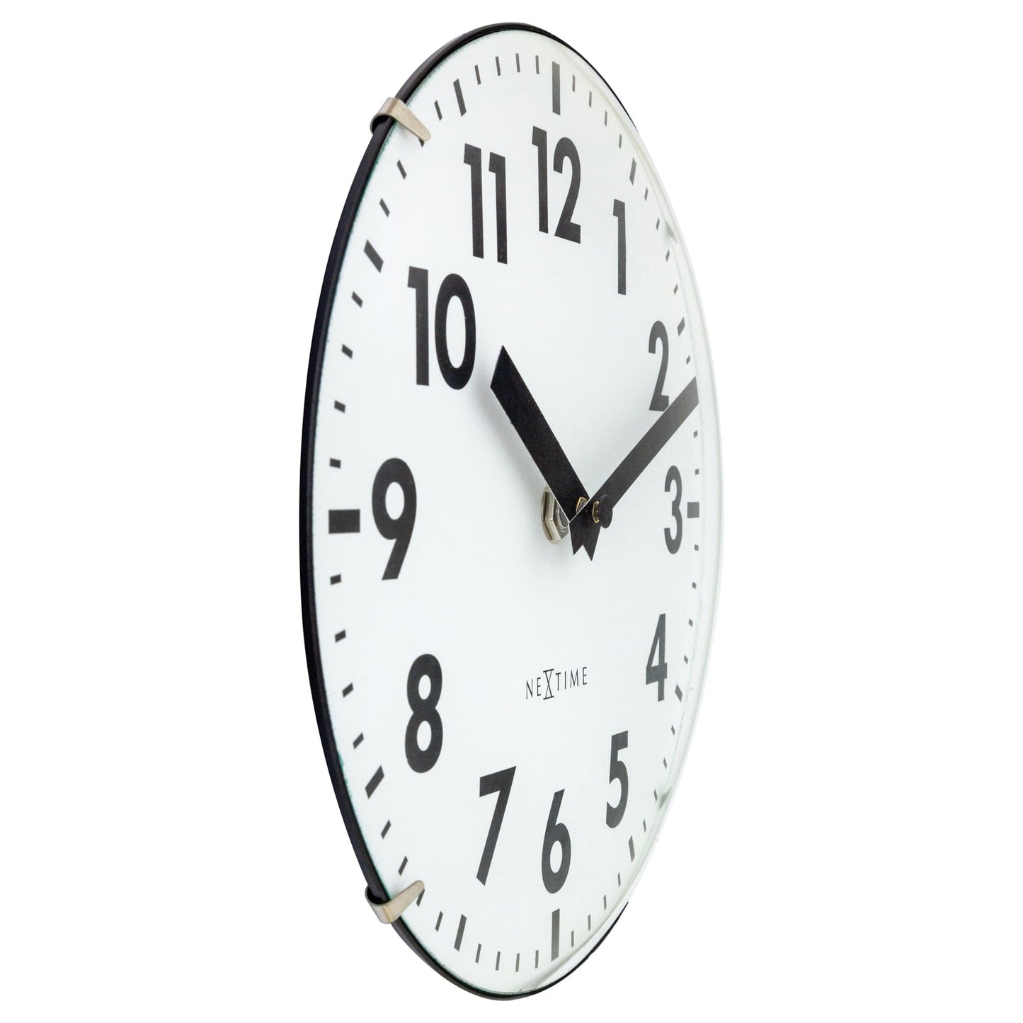 NeXtime Duomo Mini - Stille designklok met koepelglas - 20cm