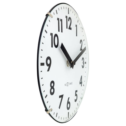 NeXtime Duomo Mini - Stille designklok met koepelglas - 20cm