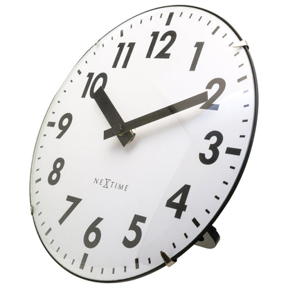 NeXtime Duomo Mini - Stille designklok met koepelglas - 20cm
