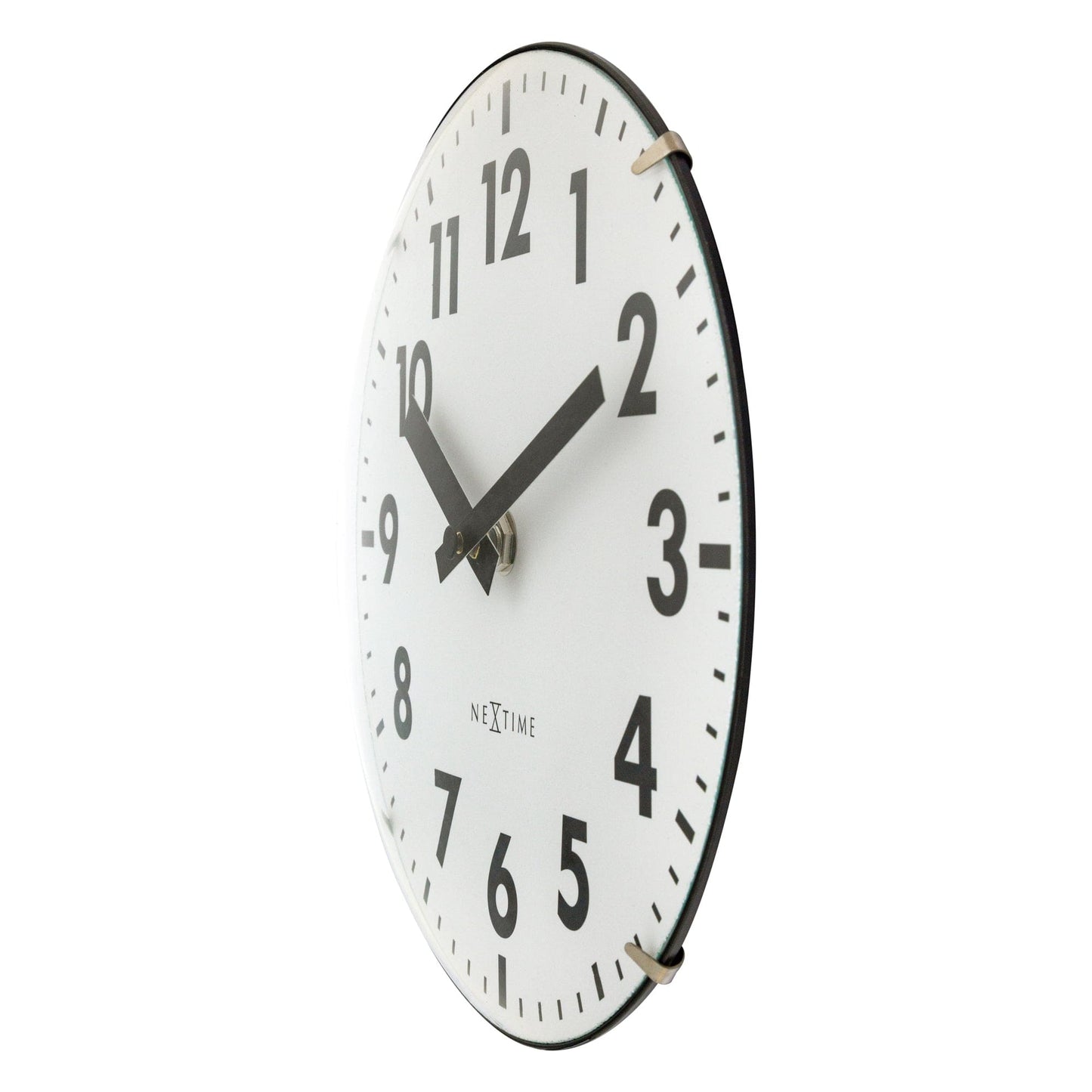 NeXtime Duomo Mini - Stille designklok met koepelglas - 20cm