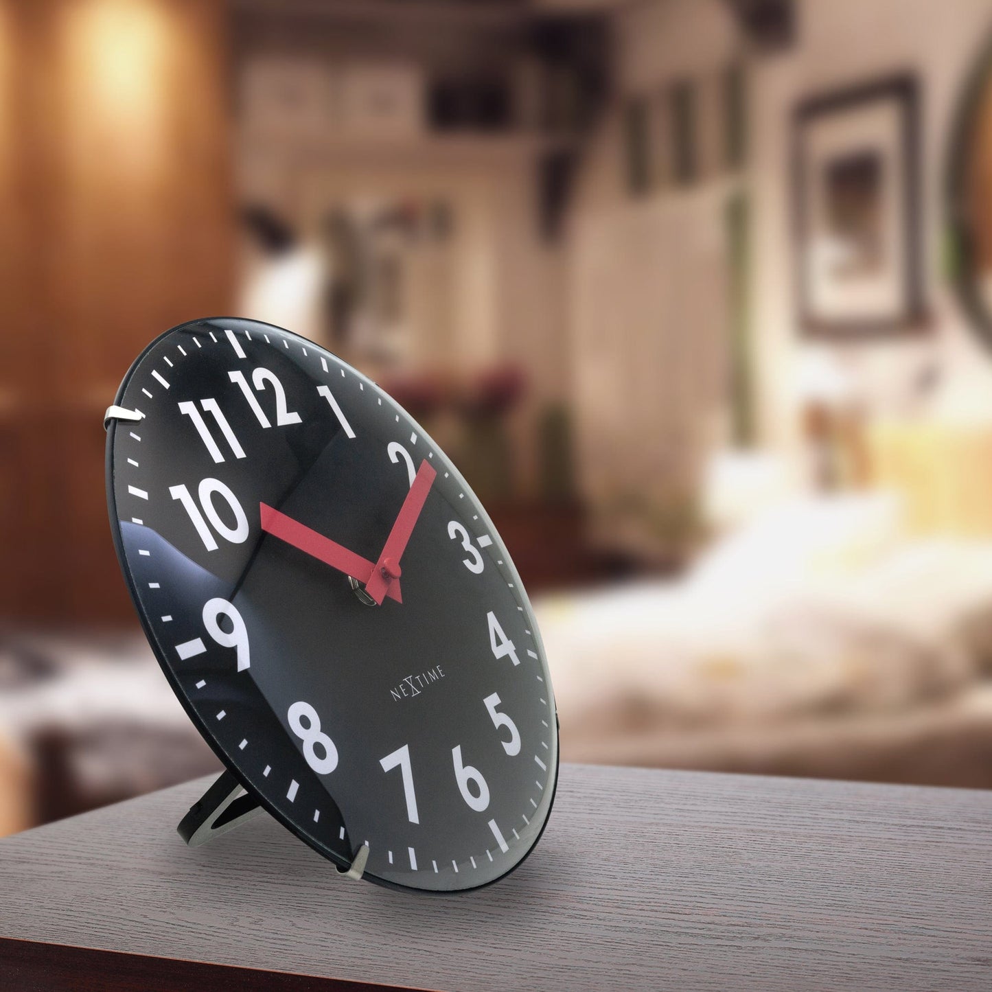 NeXtime Duomo Mini - Stille designklok met koepelglas - 20cm