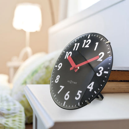 NeXtime Duomo Mini - Stille designklok met koepelglas - 20cm