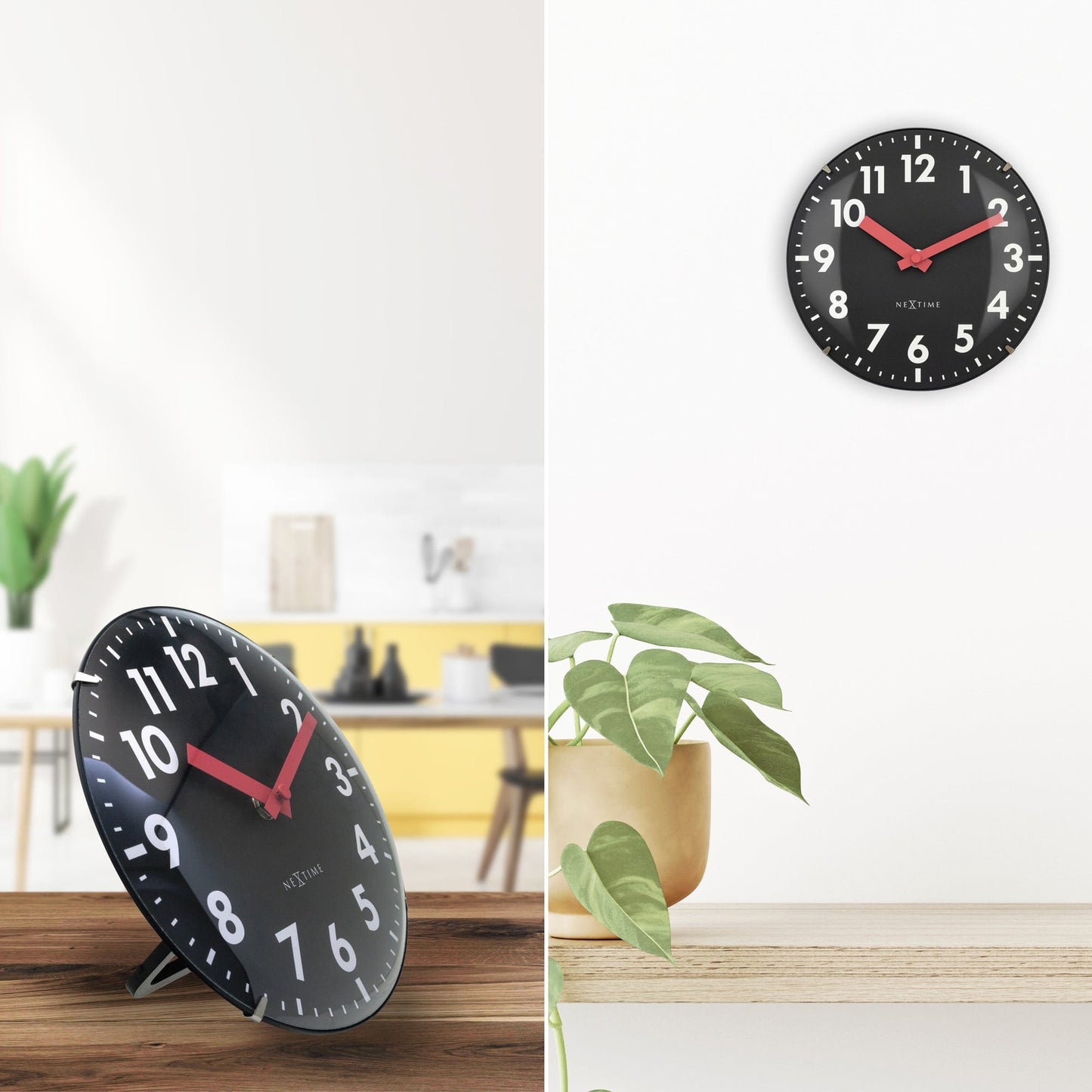 NeXtime Duomo Mini - Stille designklok met koepelglas - 20cm