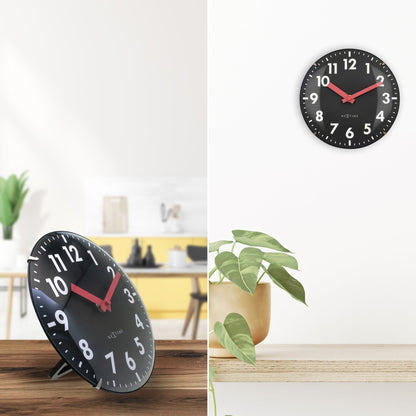 NeXtime Duomo Mini - Stille designklok met koepelglas - 20cm