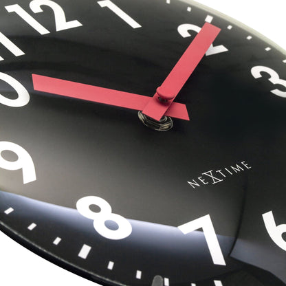 NeXtime Duomo Mini - Stille designklok met koepelglas - 20cm