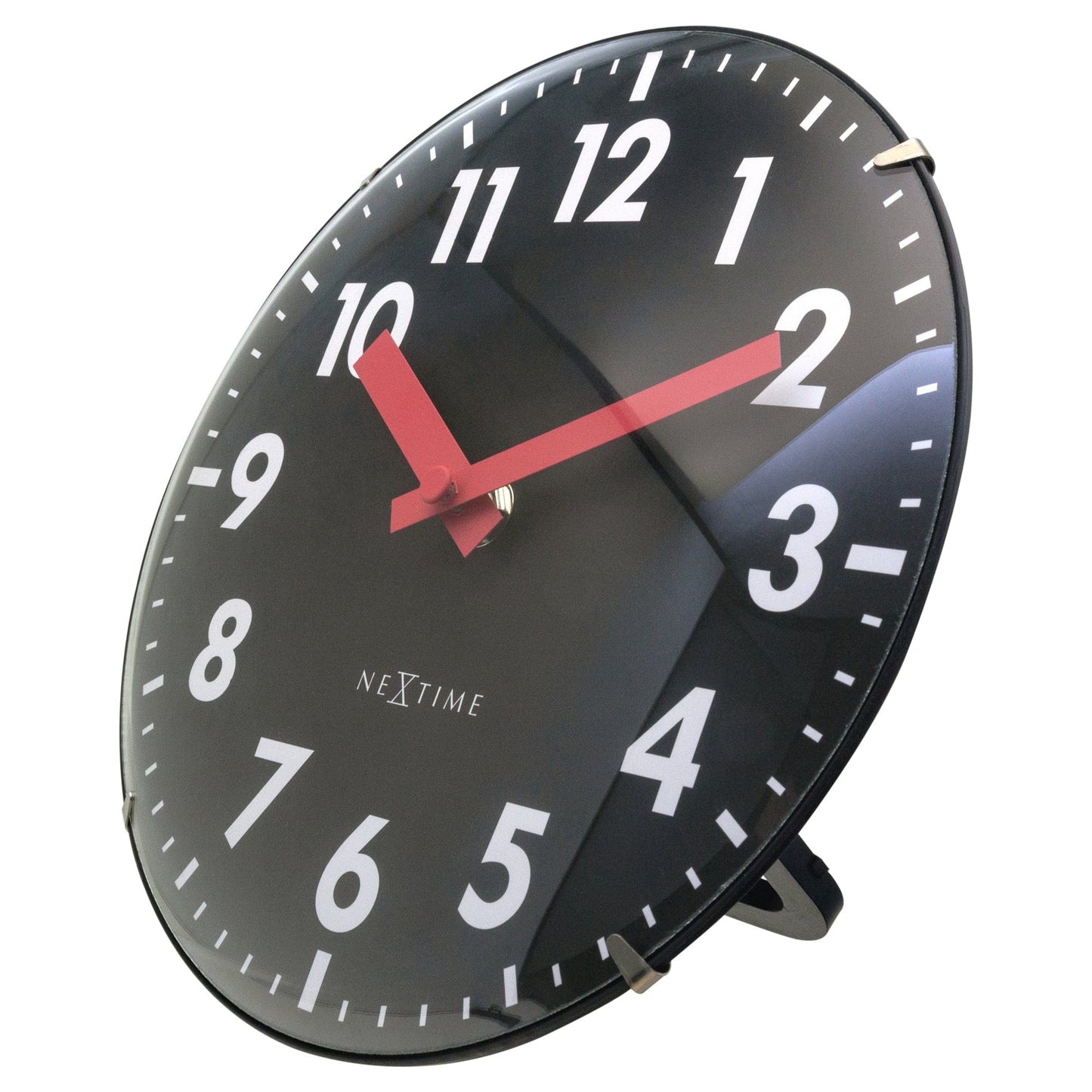 NeXtime Duomo Mini - Stille designklok met koepelglas - 20cm