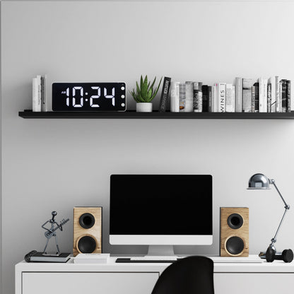 NeXtime Digital Clock - Stille LED tijdweergave - 27.2 cm