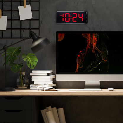 NeXtime Digital Clock - Stille LED tijdweergave - 27.2 cm