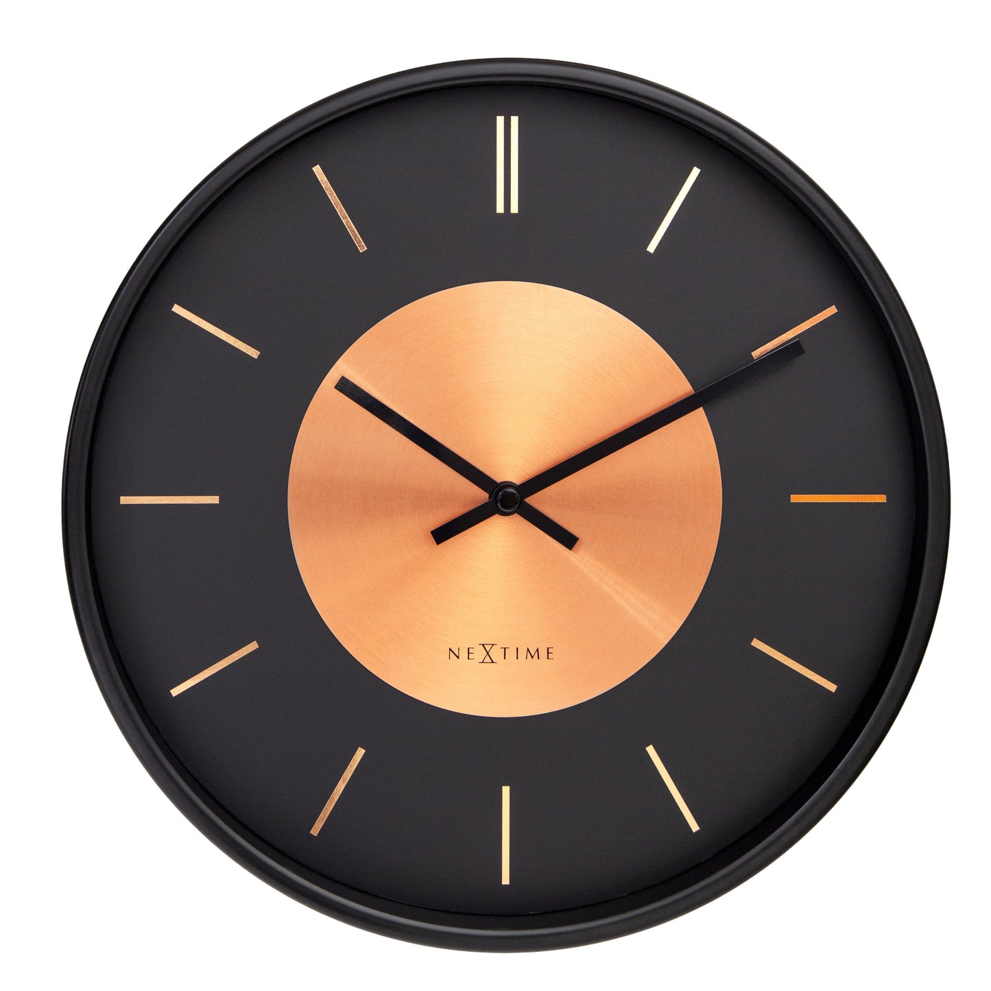 NeXtime Retro II Wandklok - Stijlvol & Stil - 25cm Metaal