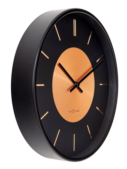 NeXtime Retro II Wandklok - Stijlvol & Stil - 25cm Metaal