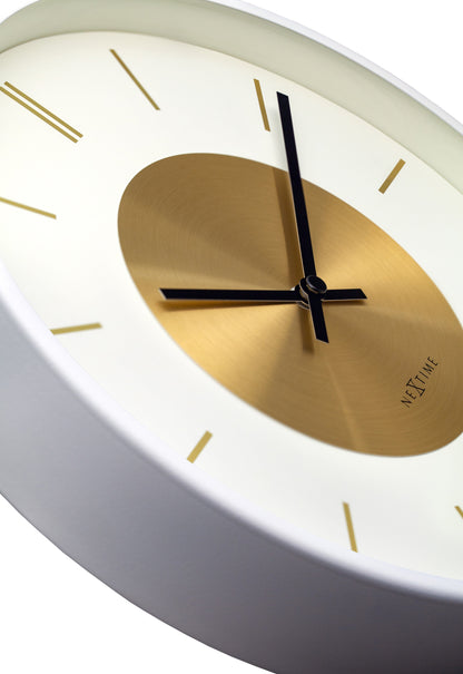NeXtime Retro II Wandklok - Stijlvol & Stil - 25cm Metaal