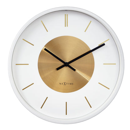 NeXtime Retro II Wandklok - Stijlvol & Stil - 25cm Metaal