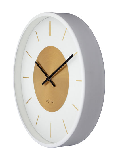 NeXtime Retro II Wandklok - Stijlvol & Stil - 25cm Metaal