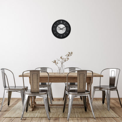 NeXtime Retro II Wandklok - Stijlvol & Stil - 25cm Metaal