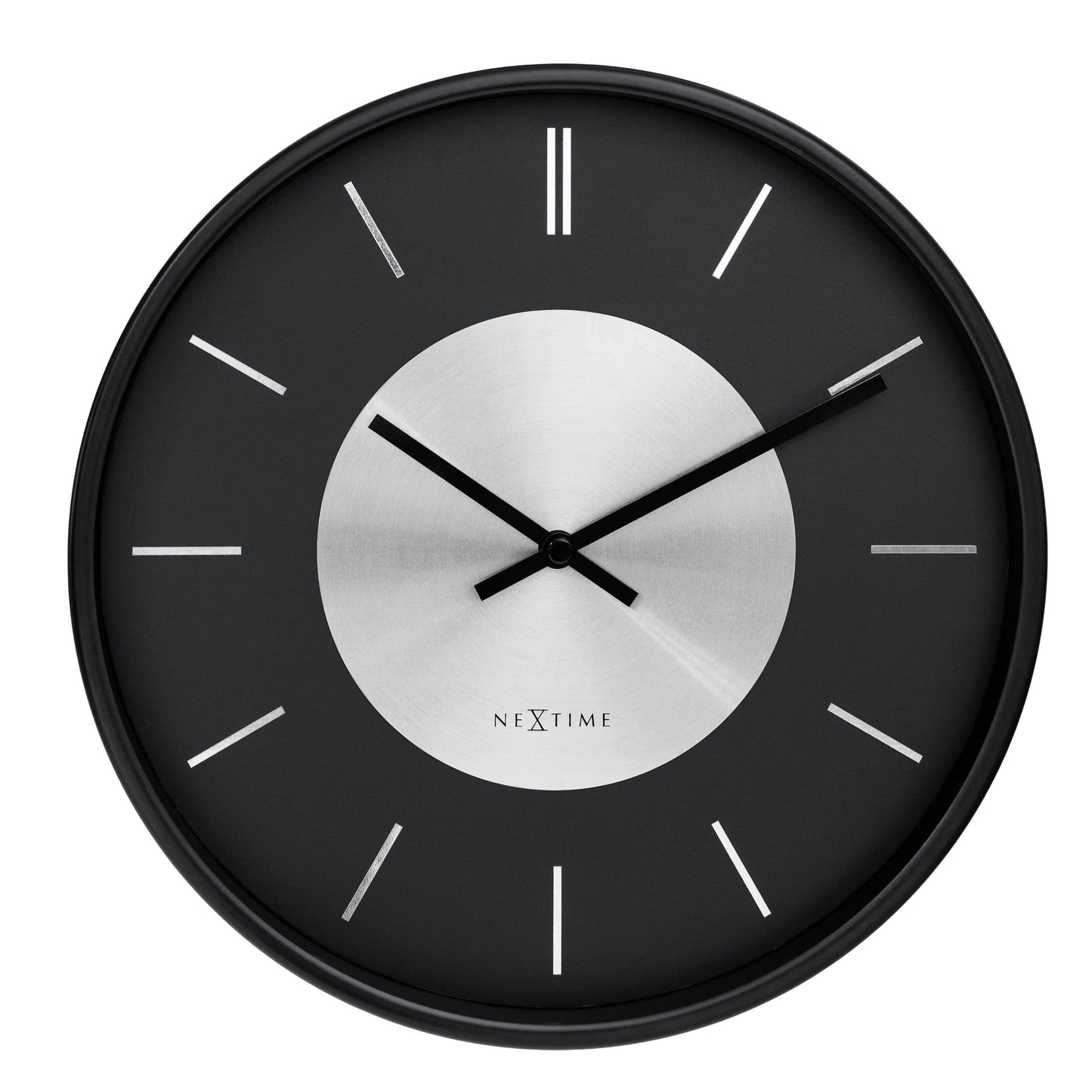 NeXtime Retro II Wandklok - Stijlvol & Stil - 25cm Metaal