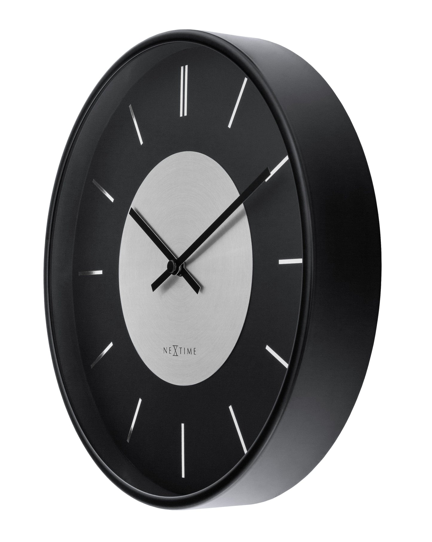 NeXtime Retro II Wandklok - Stijlvol & Stil - 25cm Metaal