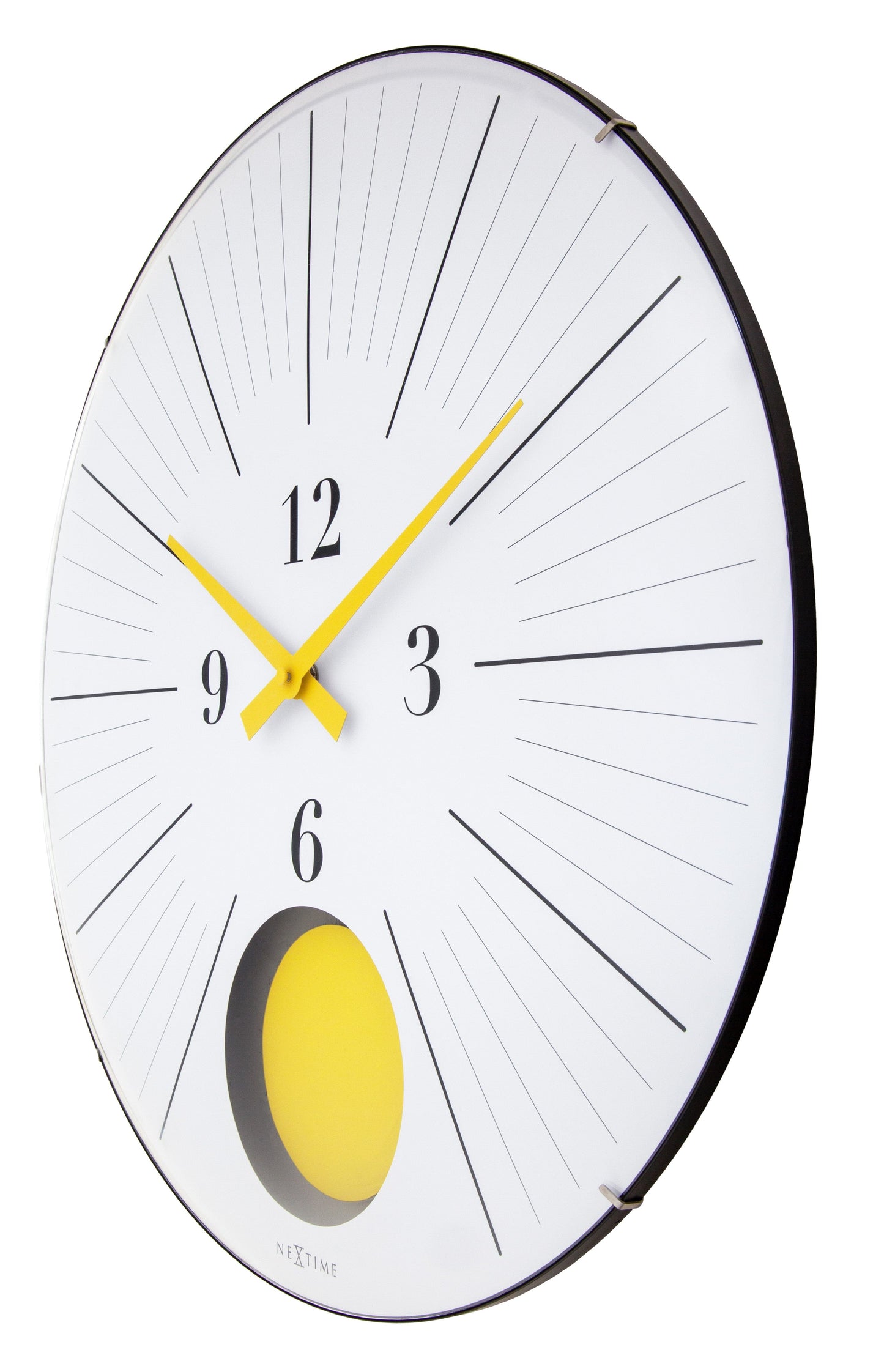 NeXtime Duomo 50 Pendulum - Moderne Wandklok met Slinger - 50 cm