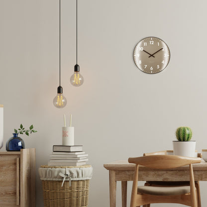 Comnox - NeXtime Duomo Wandklok - Stille tijdsaanduiding - 35cm met koepelglas