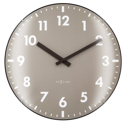 Comnox - NeXtime Duomo Wandklok - Stille tijdsaanduiding - 35cm met koepelglas