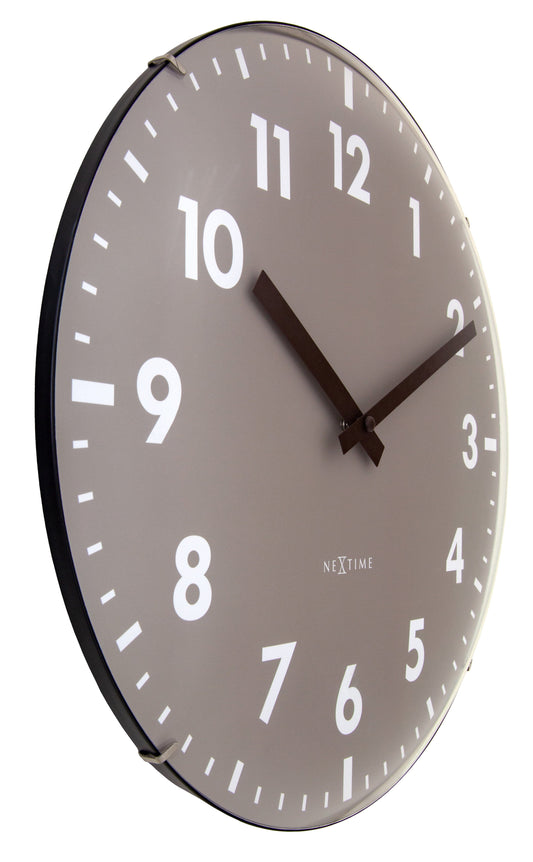 Comnox - NeXtime Duomo Wandklok - Stille tijdsaanduiding - 35cm met koepelglas