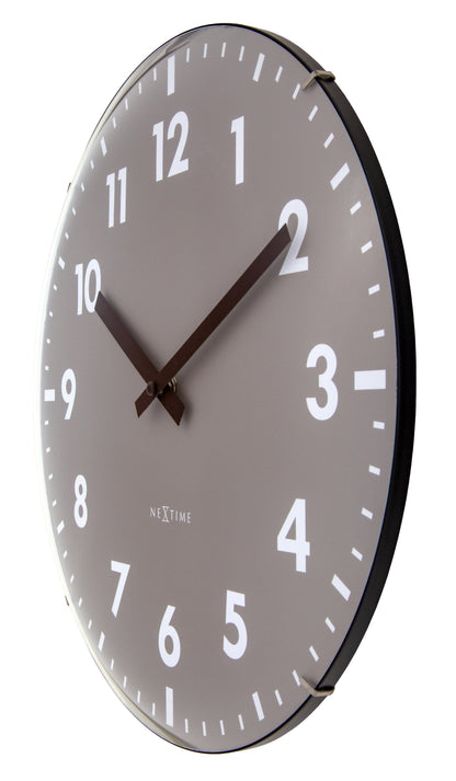 Comnox - NeXtime Duomo Wandklok - Stille tijdsaanduiding - 35cm met koepelglas