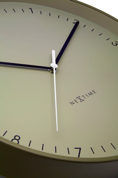 NeXtime Berlin L - Stille Wandklok - 40cm Metaal