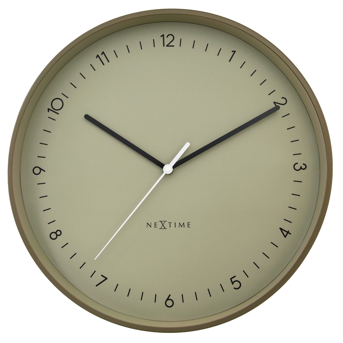NeXtime Berlin L - Stille Wandklok - 40cm Metaal