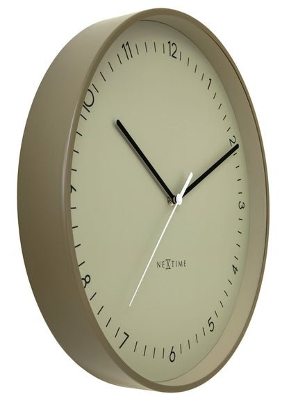 NeXtime Berlin L - Stille Wandklok - 40cm Metaal