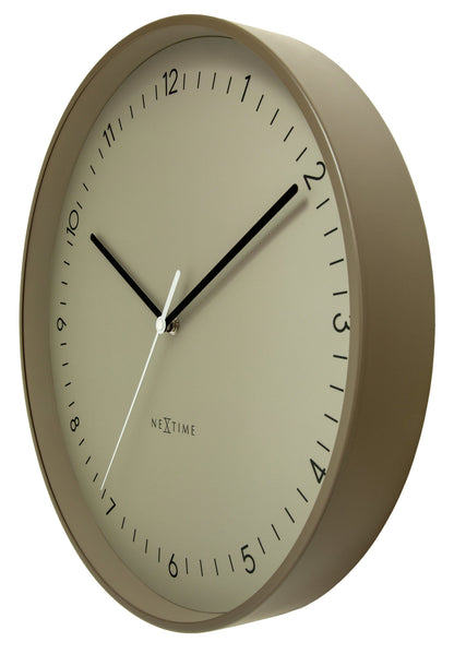 NeXtime Berlin L - Stille Wandklok - 40cm Metaal