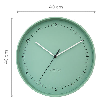 NeXtime Berlin L - Stille Wandklok - 40cm Metaal