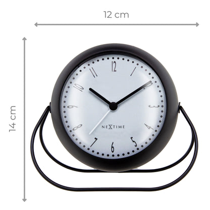 NeXtime Bubble Alarm Clock - Stille tafelwekker - Metaal