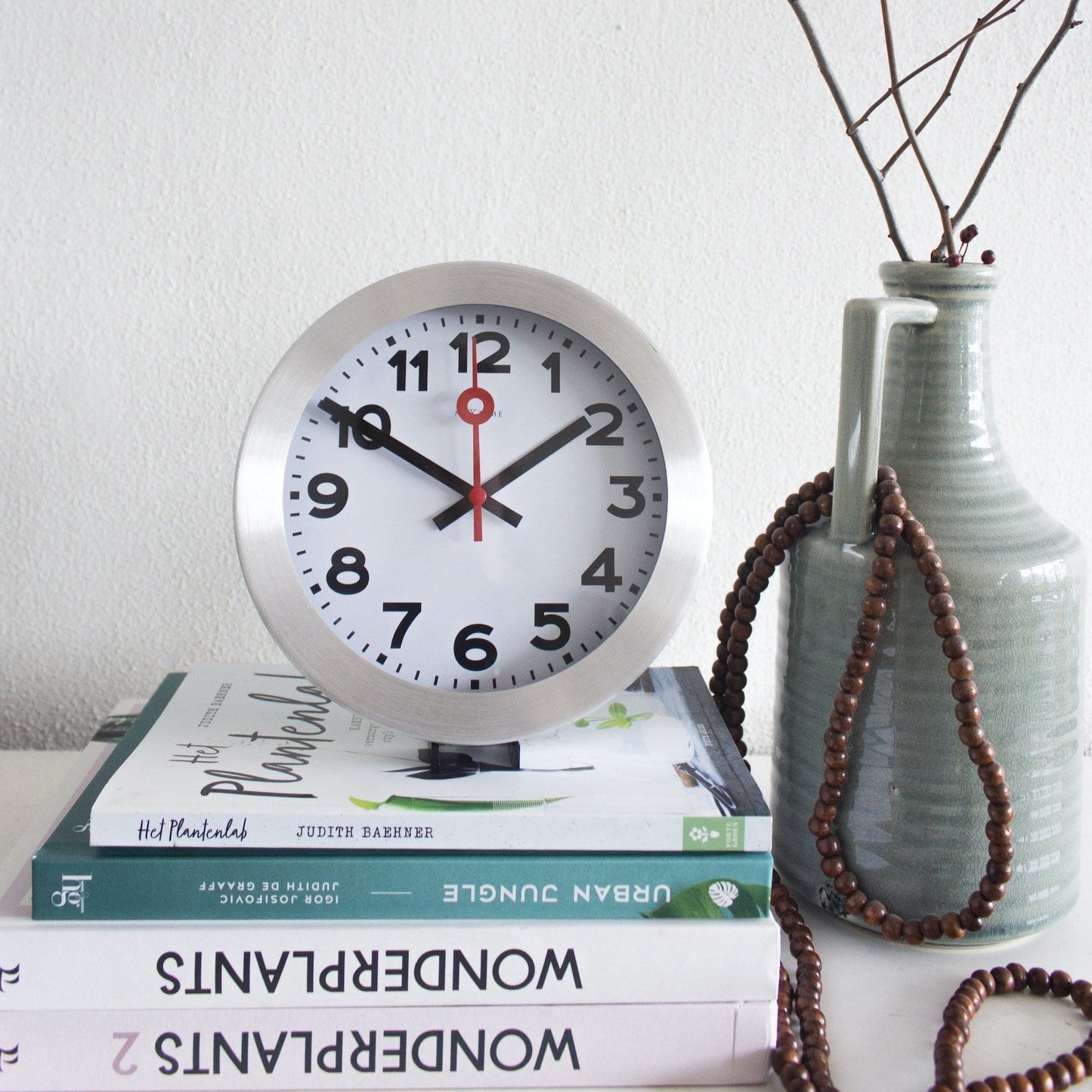 NeXtime Station - Iconisch Design - Aluminium Klok