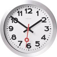 NeXtime Station - Iconisch Design - Aluminium Klok