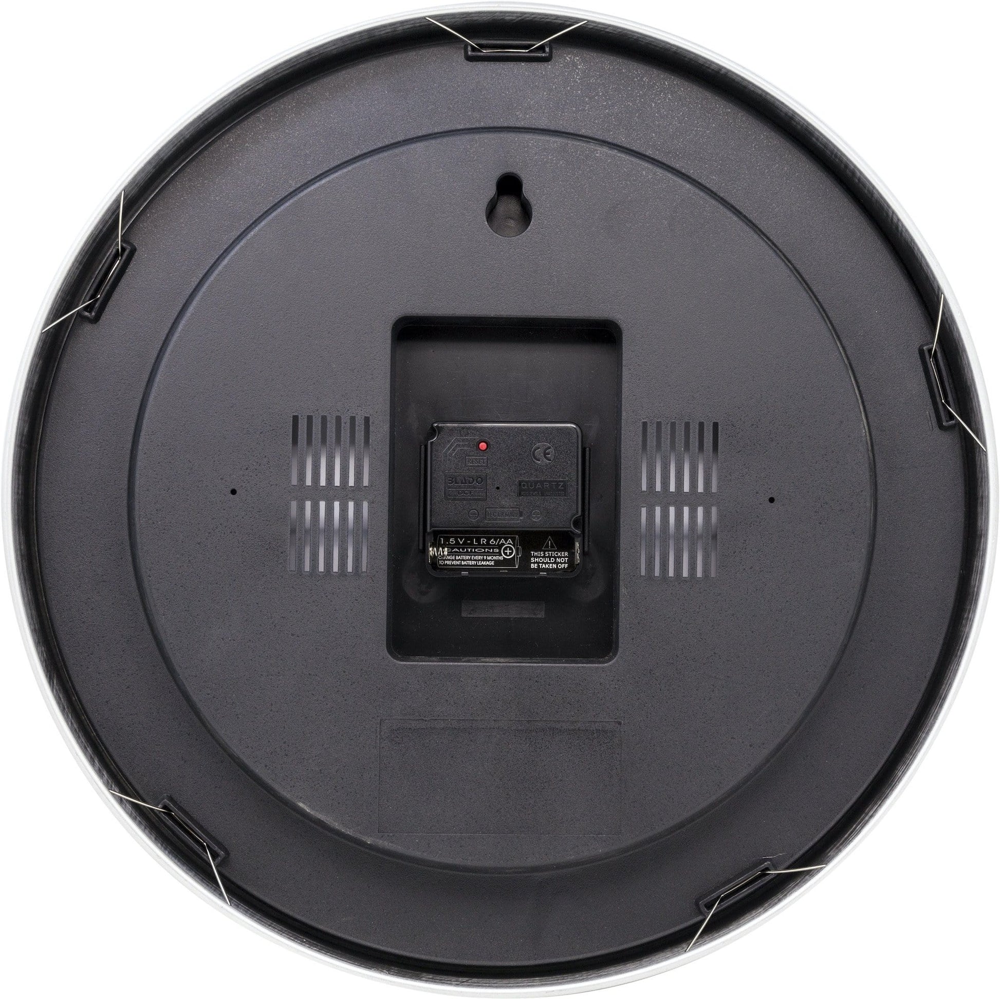 Kleurrijke wandklok met lama’s en cactus patroon