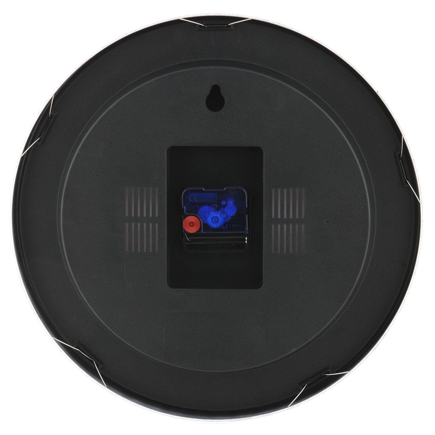 Comnox - Station - Wandklok & Tafeldekstop - Stil, Krachtig Design - Geen Tikkende Geluid - Aluminium - Zwart - Wall Clock