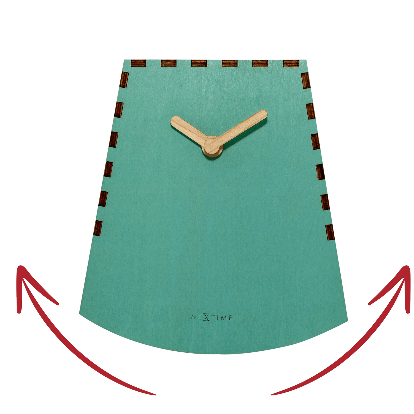 NeXtime Rocky - Unieke schommelende tafelklok - Hout
