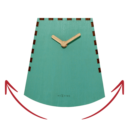 NeXtime Rocky - Unieke schommelende tafelklok - Hout