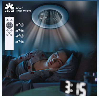 3D Air Plafondlamp met Ventilator 60cm - Full room luchtcirculatie - Zomer & Winterstand – Licht en kleurtemperatuur instelbaar