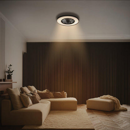 3D Air Plafondlamp met Ventilator 60cm - Full room luchtcirculatie - Zomer & Winterstand – Licht en kleurtemperatuur instelbaar