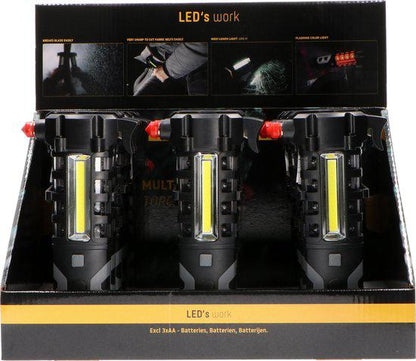 LED's Light 3-in-1 Noodverlichting - Ideaal voor in de auto - Oplaadbaar en draadloos - 2 lichtpunten - 300 Lumen