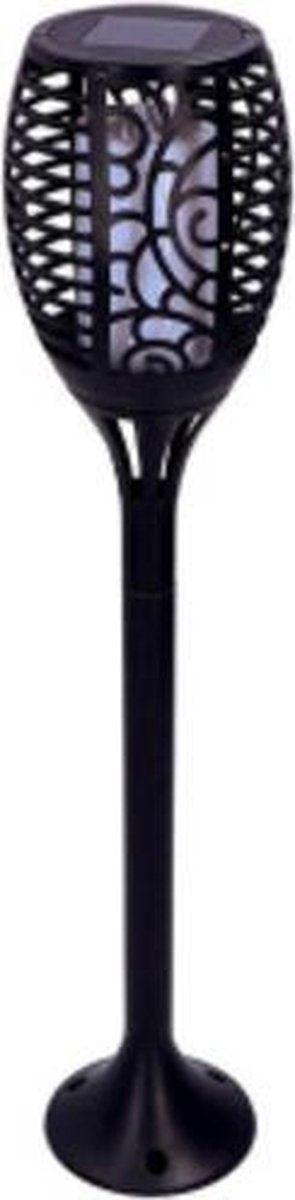 3in1 Solar Tuinlamp Fakkel met sensor - Priklamp, Wandlamp en tafellamp in 1 - 41 cm