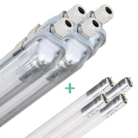Comnox LED TL armatuur 4-pack - Waterbestendig en efficiënt - 60 cm