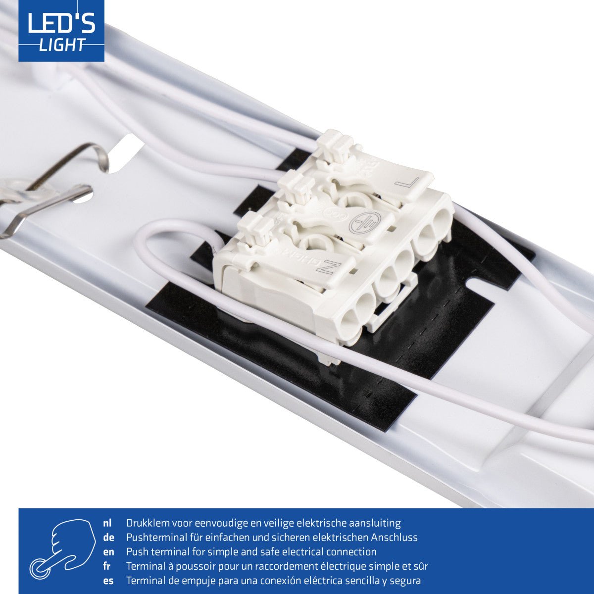 4 PACK - LED's Light Complete LED TL lamp met LED buis 60 cm - Binnen en buiten - 1100 lm - 1x6W