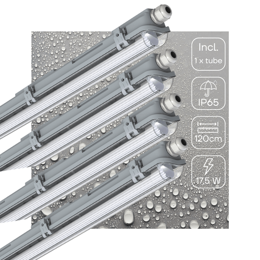 Waterdichte LED-verlichting 150cm IP65 4000K 7200lm