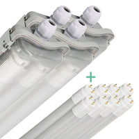 Comnox - FastFix LED TL armatuur 4 pack - Energiezuinig en waterbestendig - 120 cm